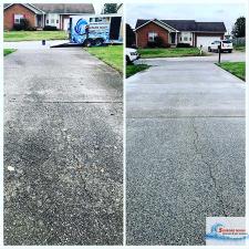 Concrete Cleaning on Buckhorn Road, Clarksville, TN