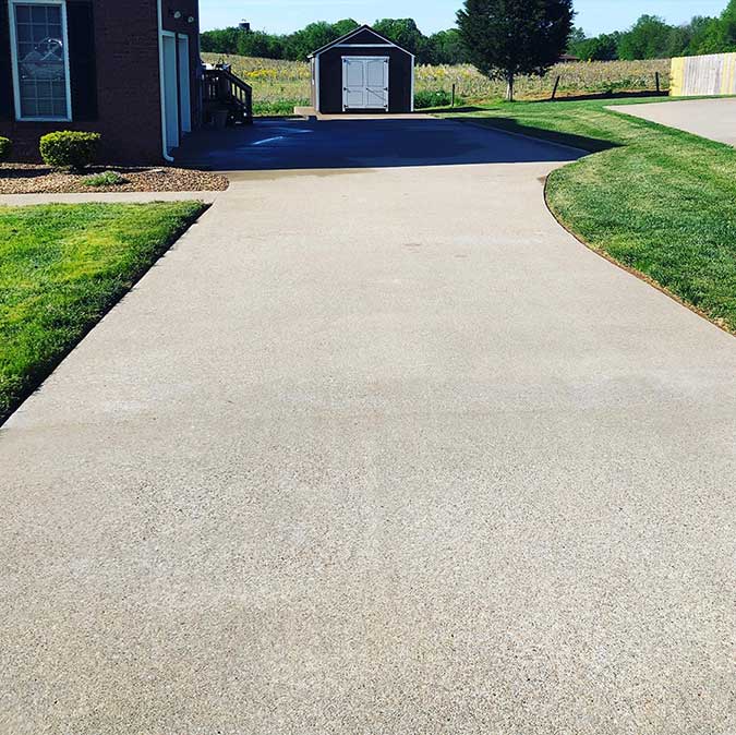 House Wash and Concrete Cleaning on Walkaway Ct Clarksville TN