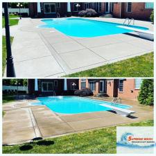 Pool Deck and Driveway Concrete Cleaning in Springfield, TN 0