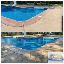 Pool Deck and Driveway Concrete Cleaning in Springfield, TN 2