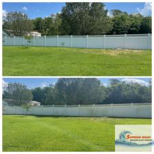 Vinyl Fence Cleaning and House Wash in Adams, TN 1