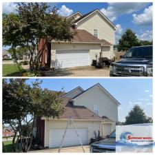 Wood Fence Cleaning / Wood Restoration and House Wash in Clarksville, TN 1